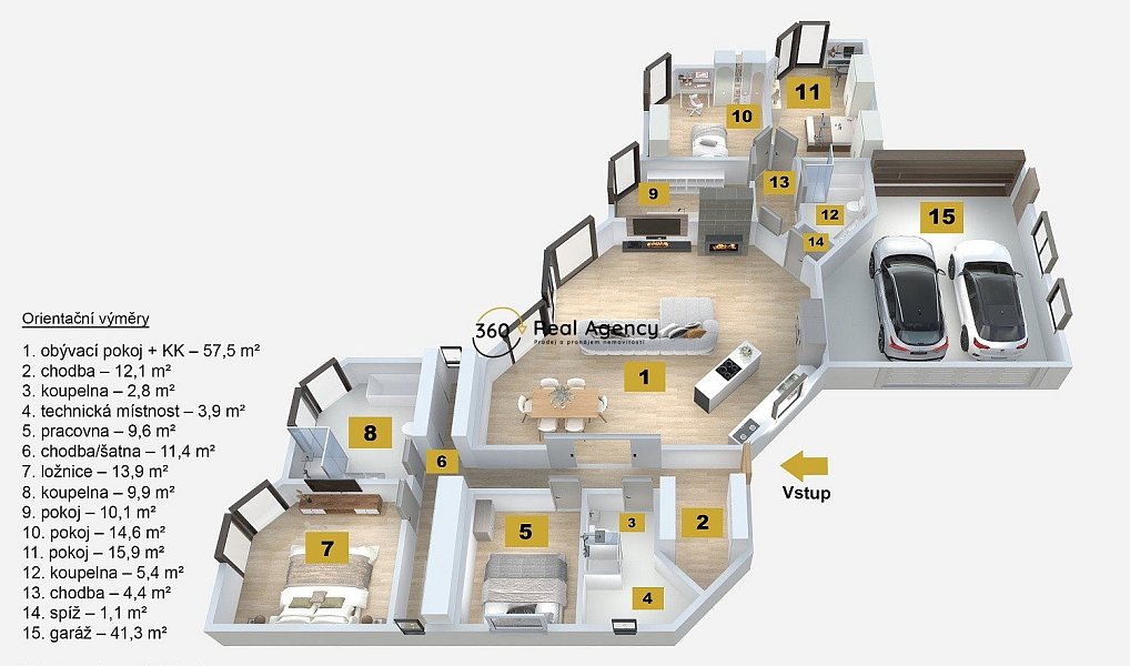 Prodej domu 214 m² s pozemkem 1 240 m², Trnová – náhled fotky 3