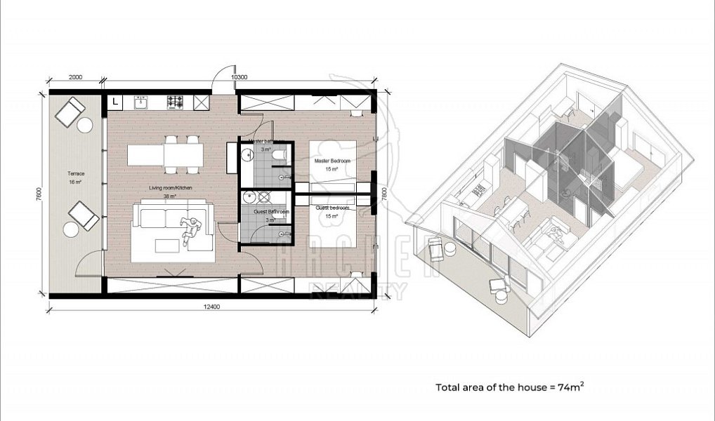 Prodej chaty/chalupy 74 m² s pozemkem 96 m², Praha – náhled fotky 10
