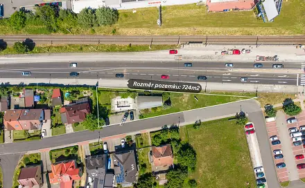 Prodej komerčního pozemku 724 m², Zlín