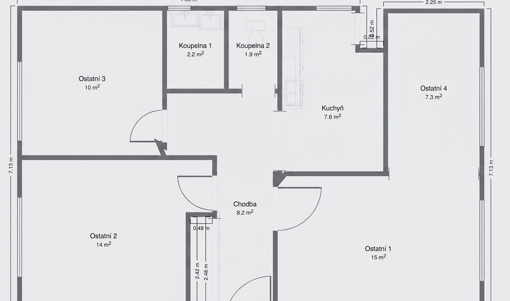 Pronájem kanceláře 70 m², Kamenice – náhled fotky 19