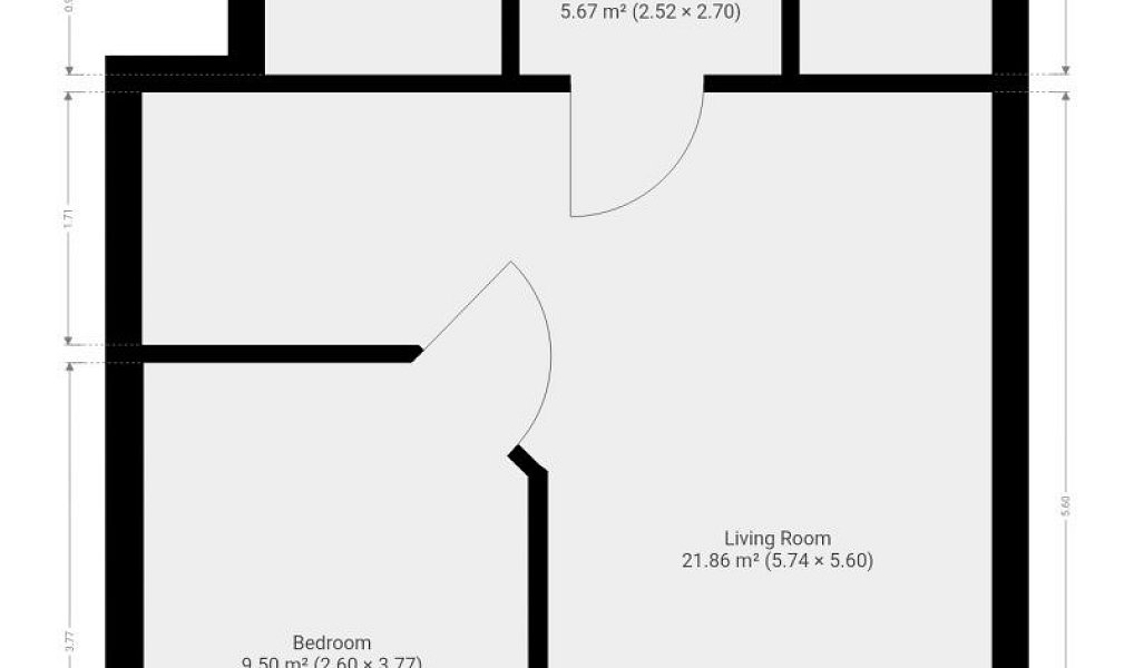 Pronájem bytu 2+kk 46 m², Praha – náhled fotky 5