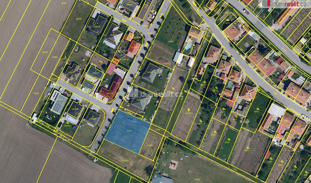 Prodej stavebního pozemku 1 269 m², Přítluky – náhled fotky 2