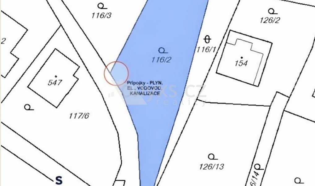 Prodej stavebního pozemku 1 017 m², Psáry – náhled fotky 3