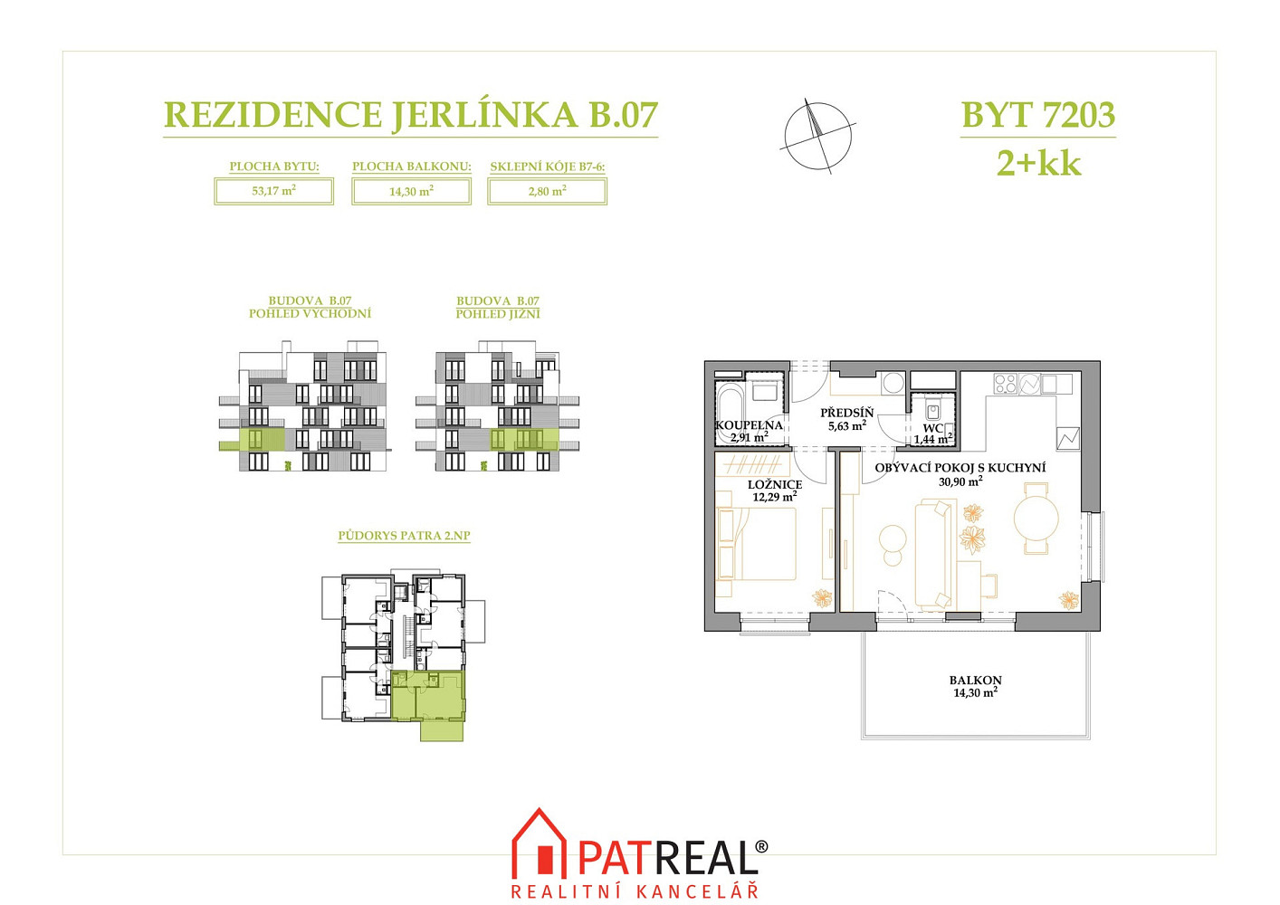Prodej bytu 2+kk 67 m² — photo 2