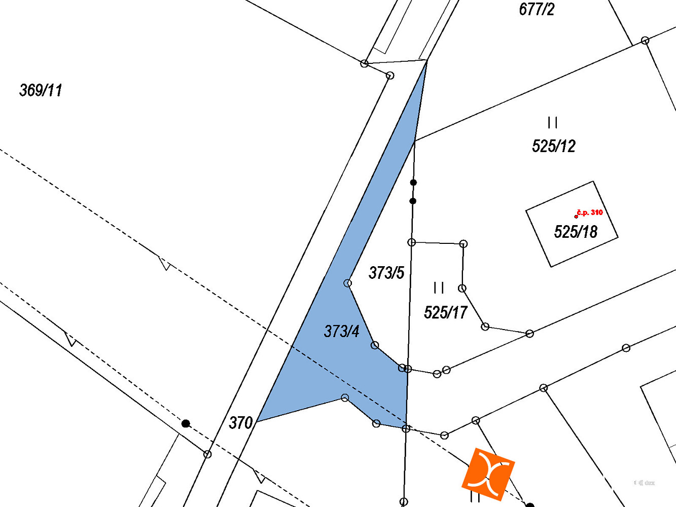 Prodej komerčního pozemku 300 m² - Widok 2
