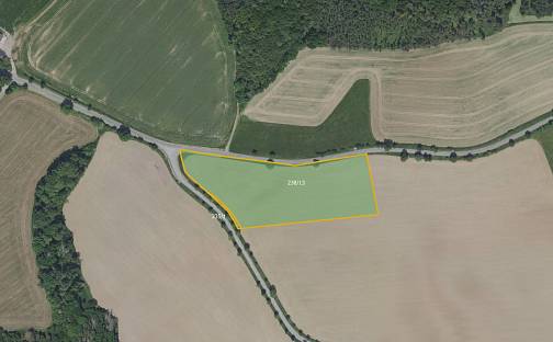 Prodej pole 17 066 m², Křečovice - Krchleby, okres Benešov