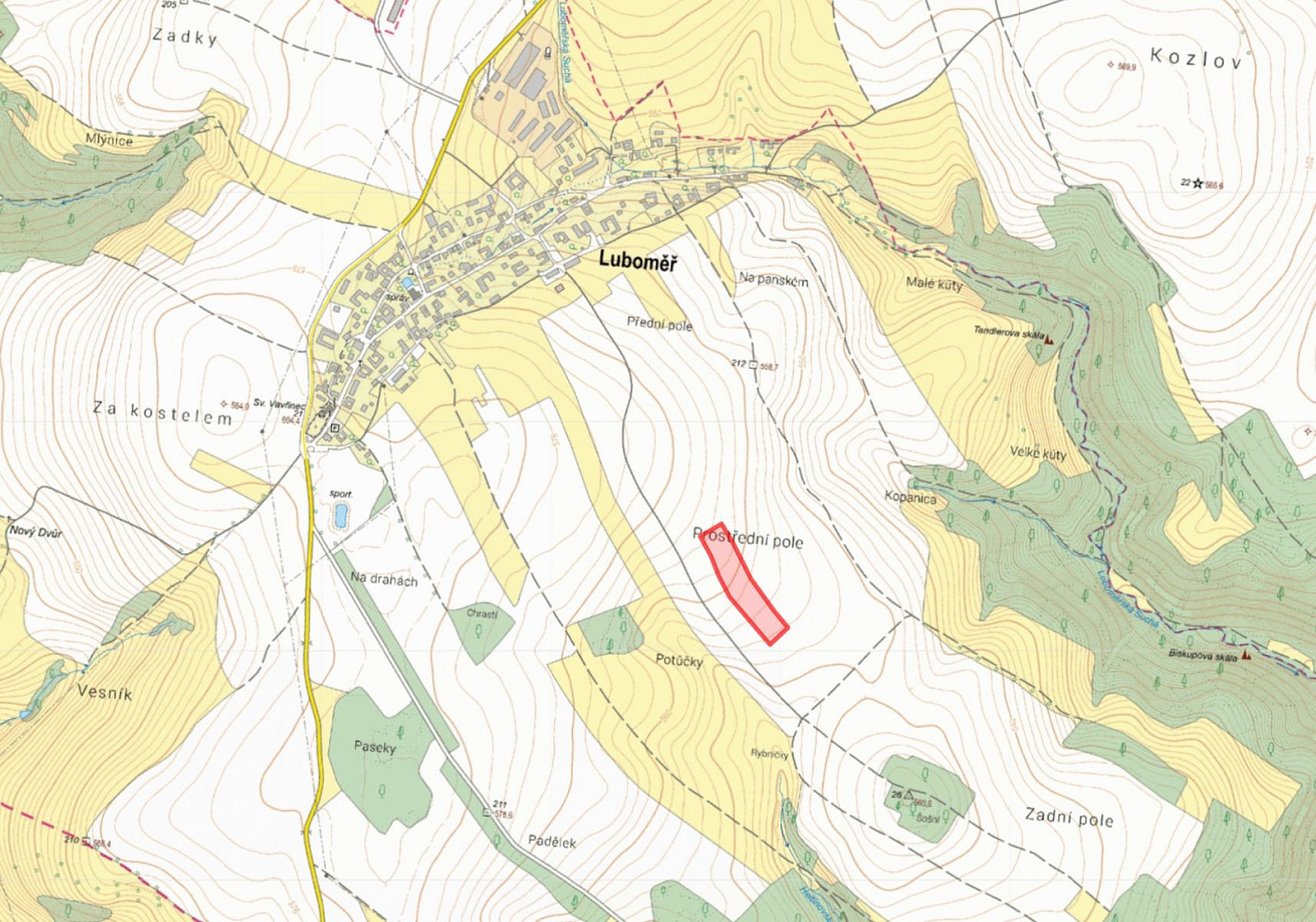 Prodej pole 16 461 m² – fotografie 2