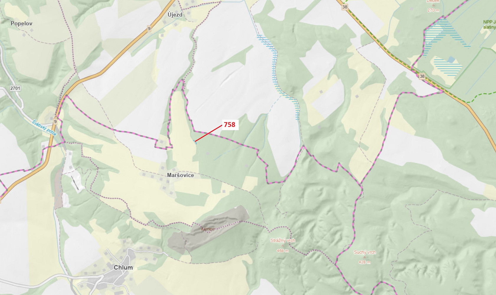 Dražba pozemku 126 m²