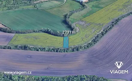 Prodej pole 2 771 m², Újezd u Brna, okres Brno-venkov