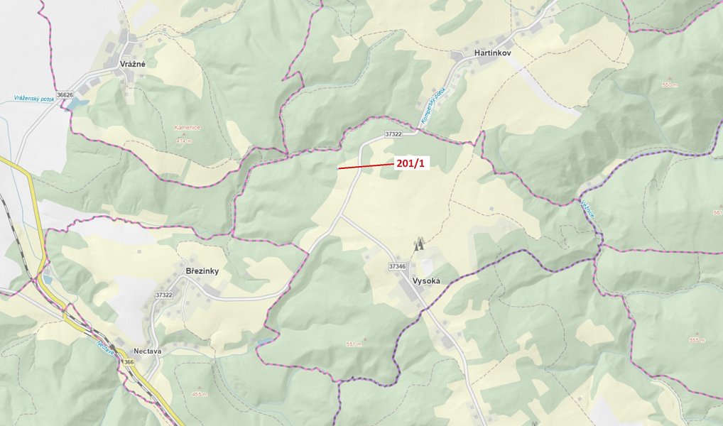 Dražba lesa, 92 m², Svitavy, Vysoká