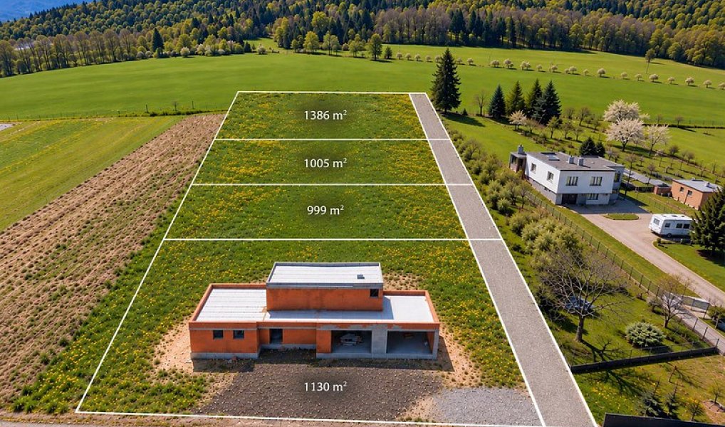 Prodej stavebního pozemku 1 386 m², Frýdek-Místek – fotka 1 z 8