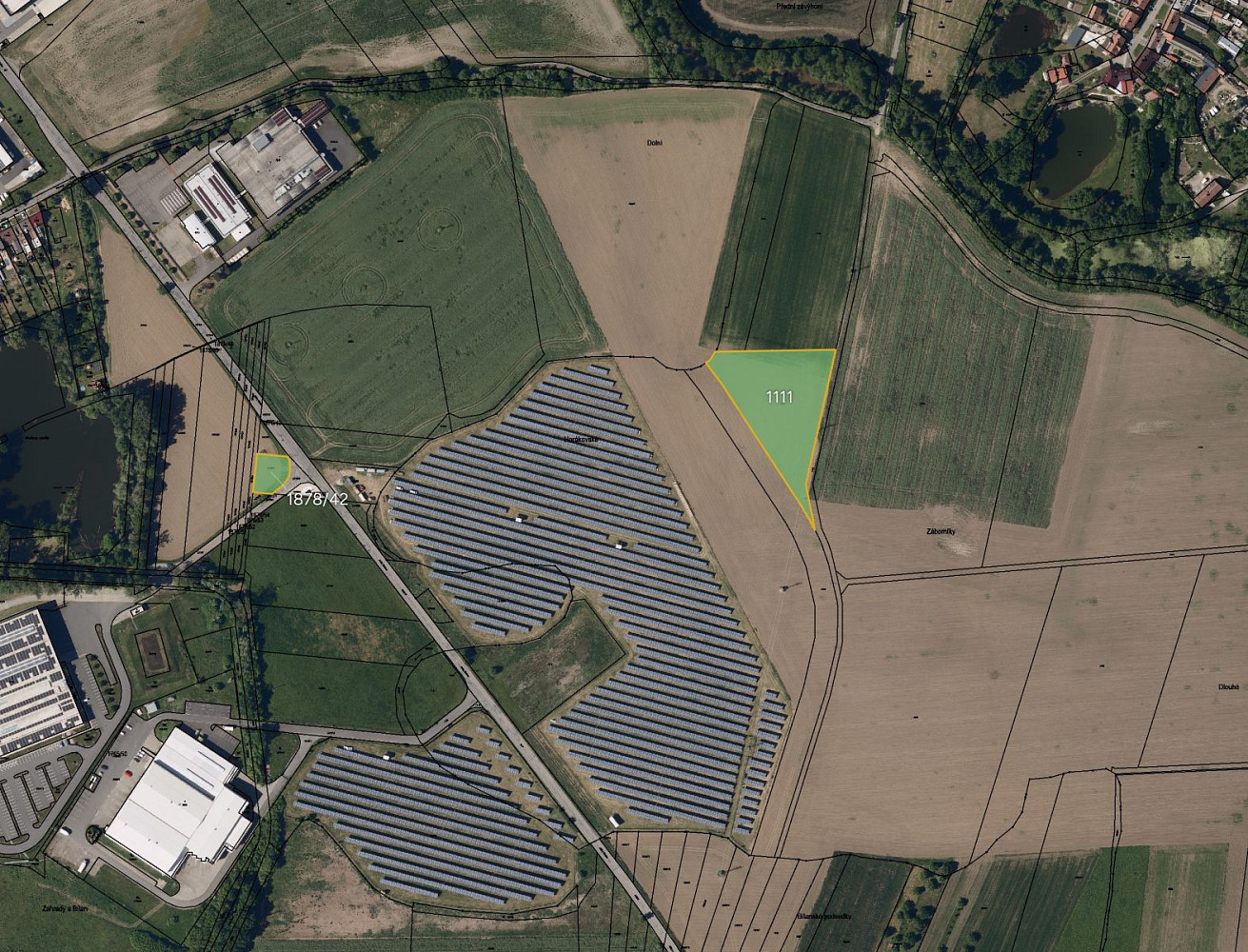 Prodej pole 6 981 m²