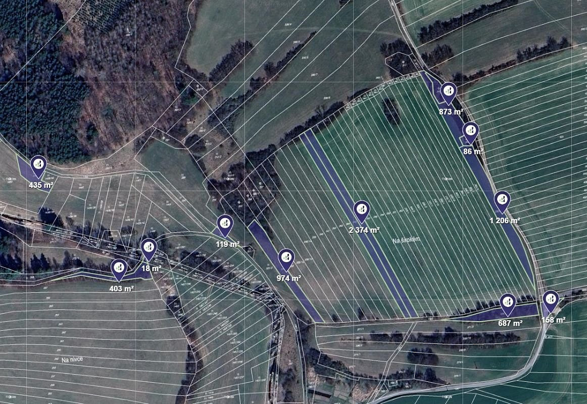 Prodej pole 7 994 m² – fotografie 3