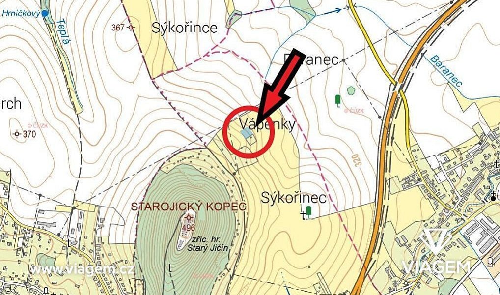 Prodej zahrady 510 m², Starý Jičín – náhled fotky 4