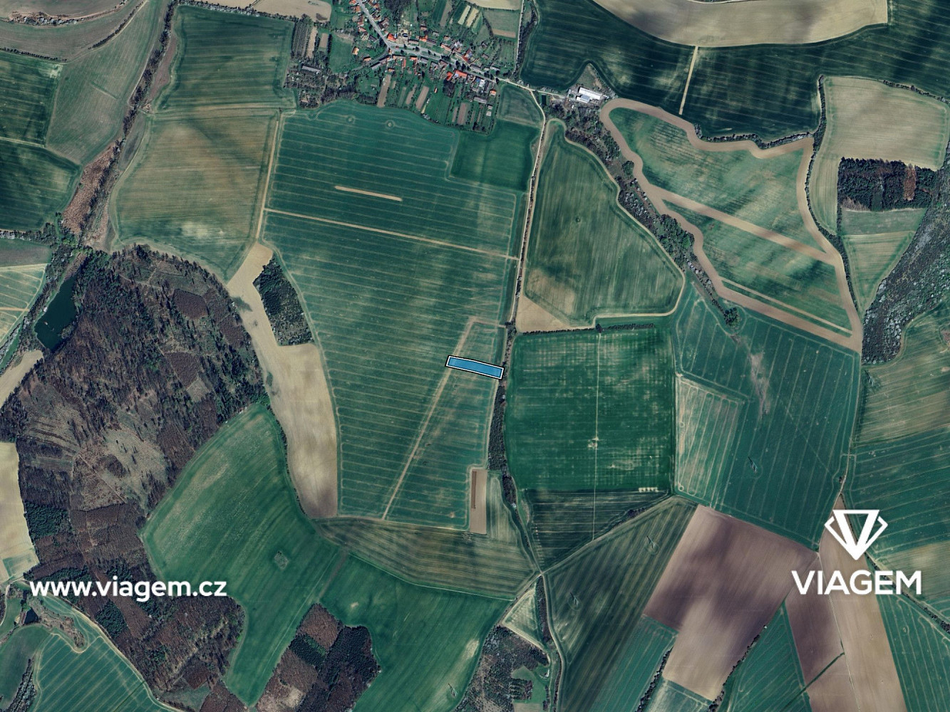 Pole 4 258 m², Podíl 50 % o výměře 2 129 m² – pohled 3