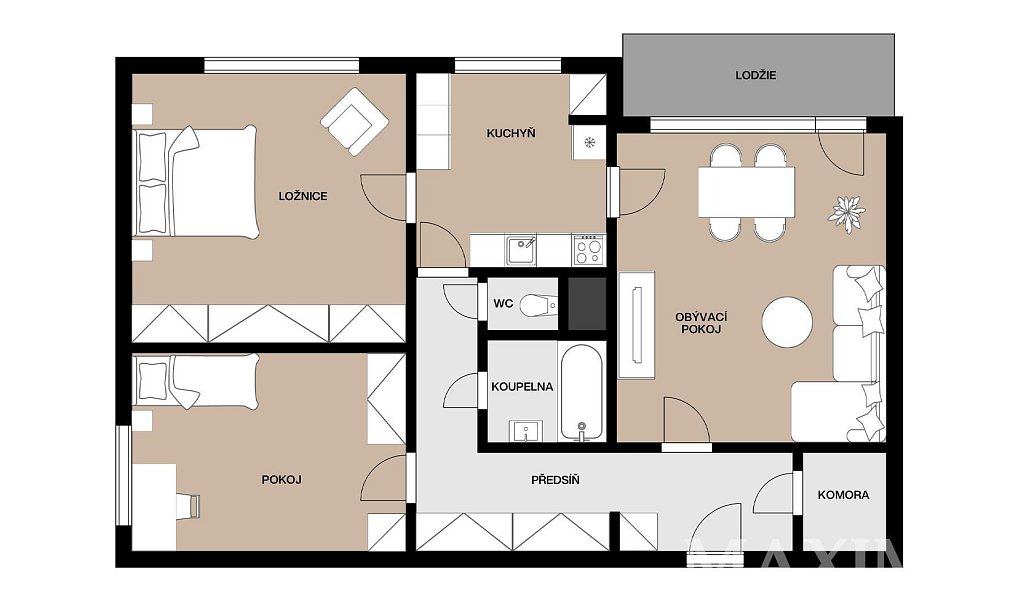 Prodej bytu 3+1 76 m², Praha – náhled fotky 5
