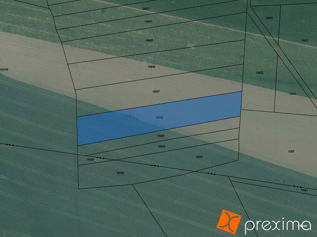 Prodej pole 713 m²