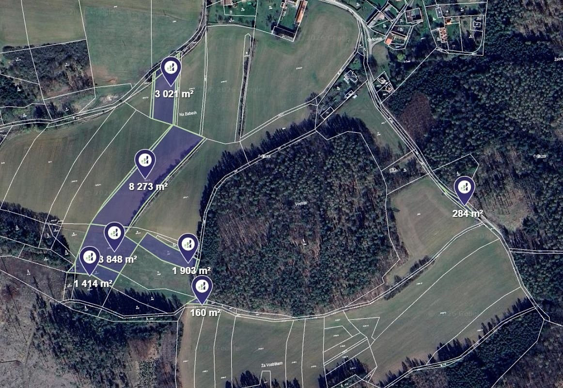 Prodej pole 18 903 m²