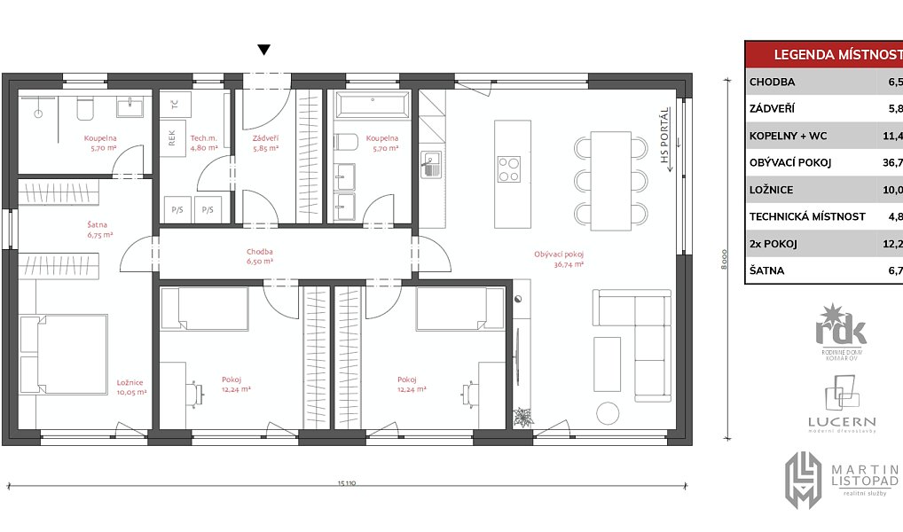 Prodej domu 107 m² s pozemkem 738 m², Komárov – náhled fotky 8