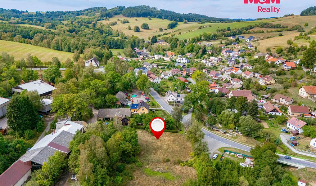 Prodej stavebního pozemku 1 050 m², Věcov – náhled fotky 2