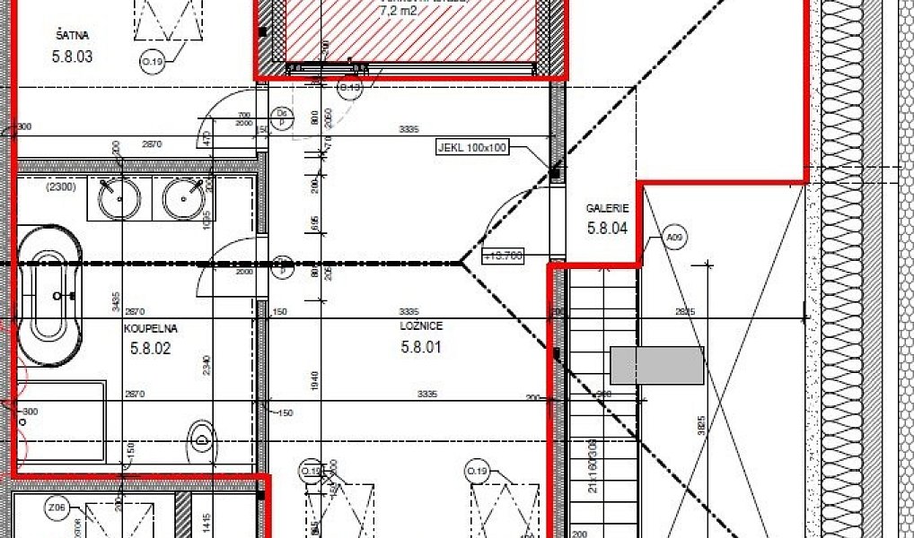 Pronájem bytu 2+kk 52 m², Praha – náhled fotky 9