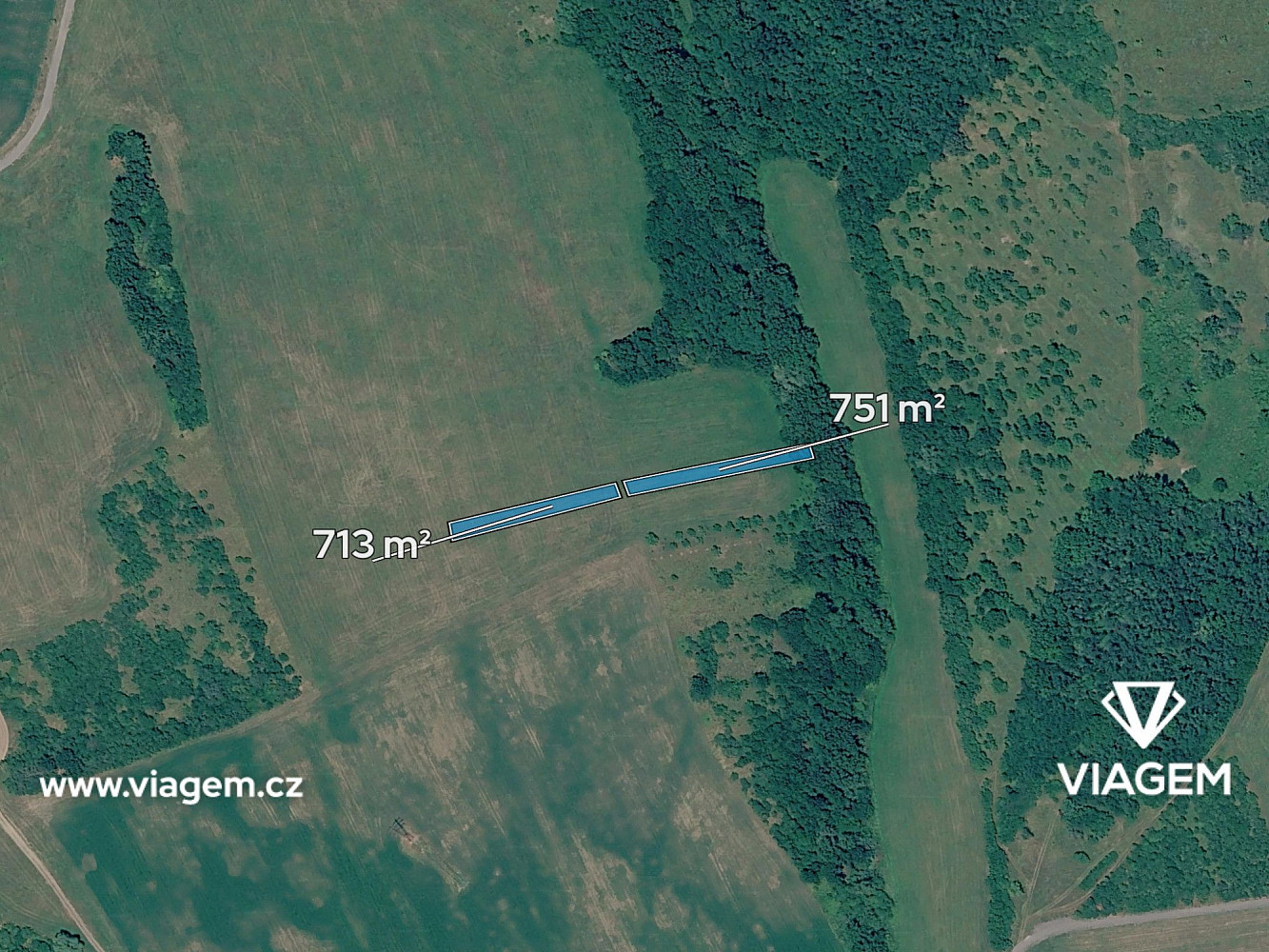 Prodej pole 1 464 m² – fotografie 2
