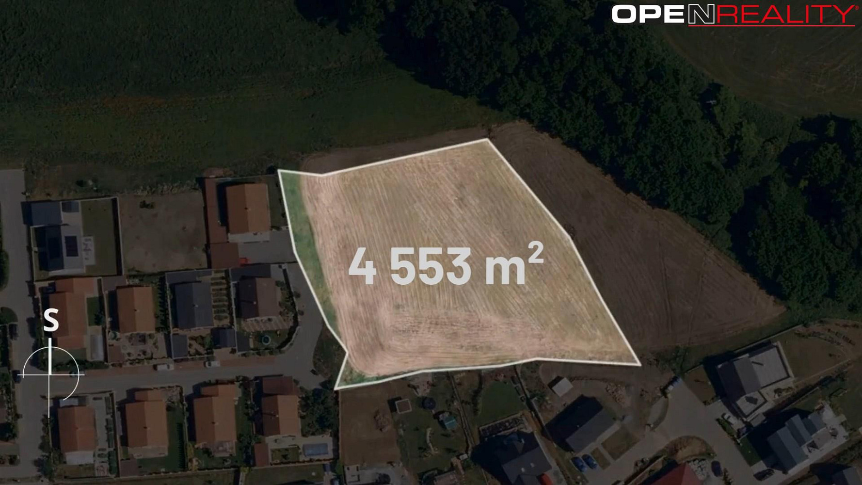 Prodej stavebního pozemku 4 553 m² – fotografie 2