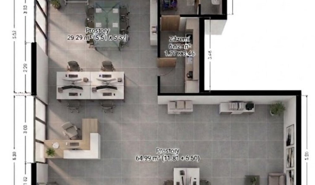 Pronájem obchodních prostor 110 m², Teplice – náhled fotky 20