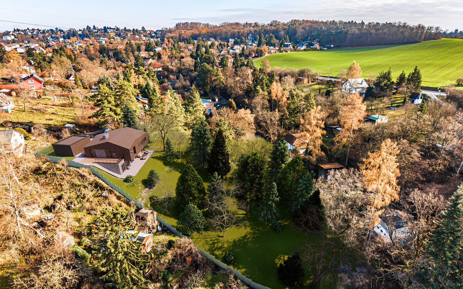 Prodej stavebního pozemku 2 902 m² – fotografie 3