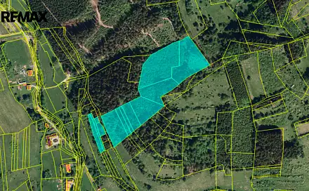 Prodej lesa 59 738 m², Nový Hrozenkov, okres Vsetín
