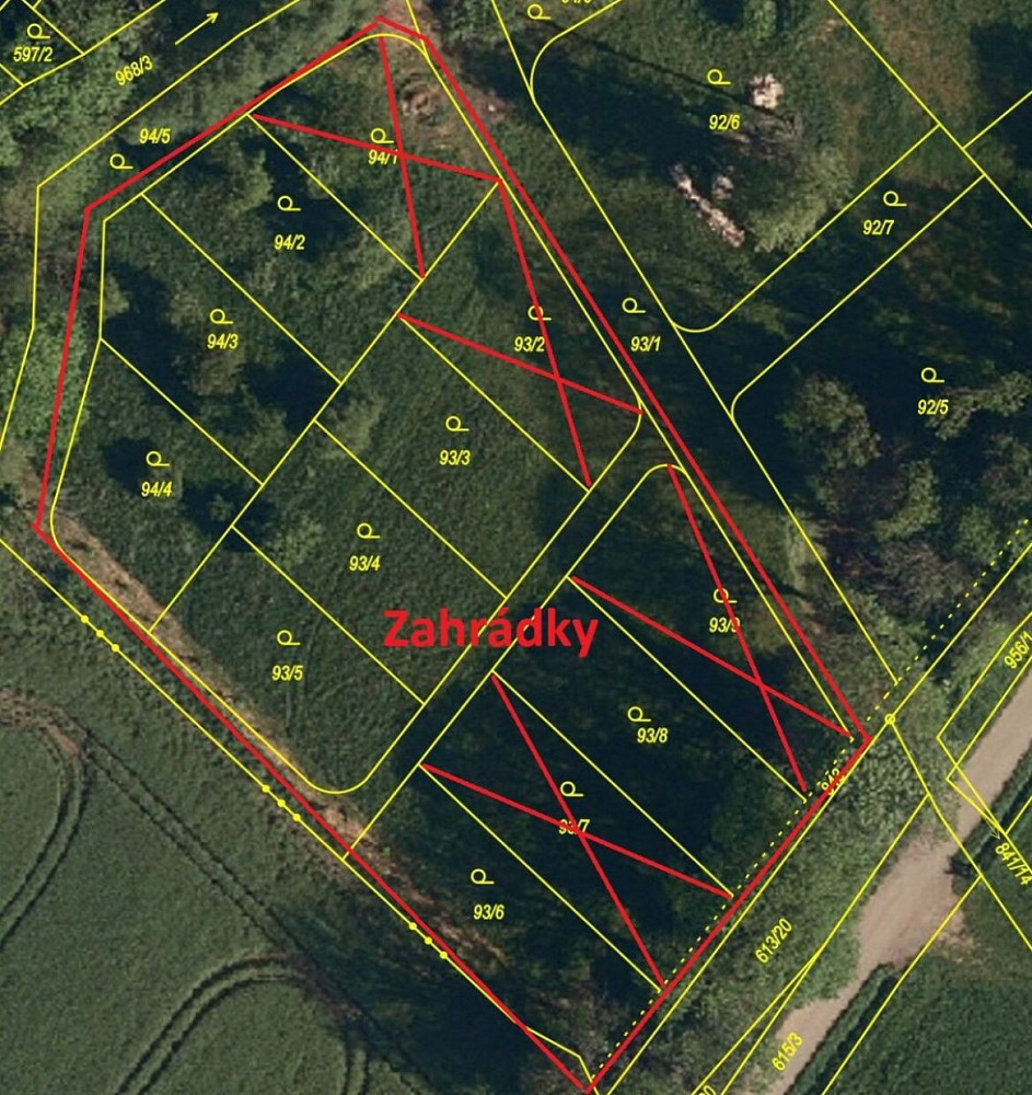Prodej zahrady 500 m² – fotografie 4