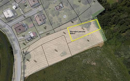 Prodej stavebního pozemku 908 m², Zavidov, okres Rakovník