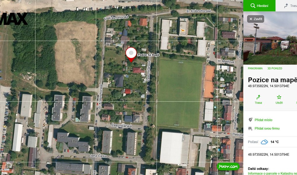 Pronájem zahrady 461 m², České Budějovice – náhled fotky 4