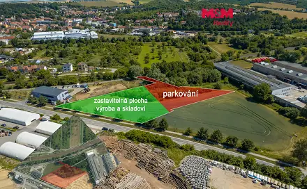 Prodej komerčního pozemku 6 796 m², Bučovice, okres Vyškov
