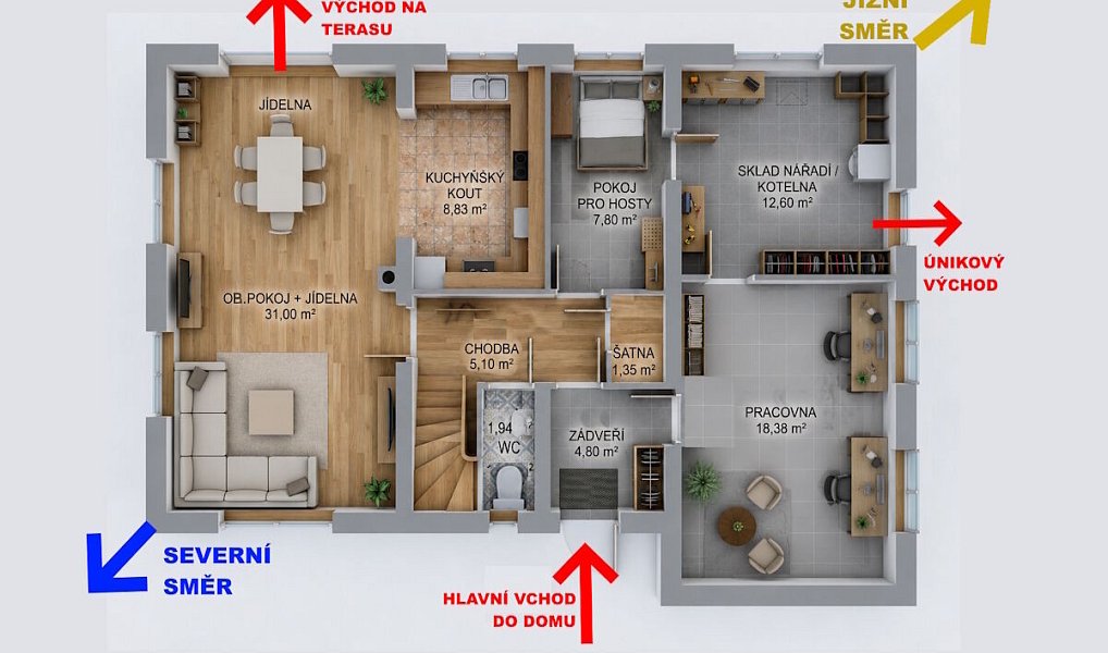 Prodej domu 170 m² s pozemkem 121 m², Hrejkovice – náhled fotky 9