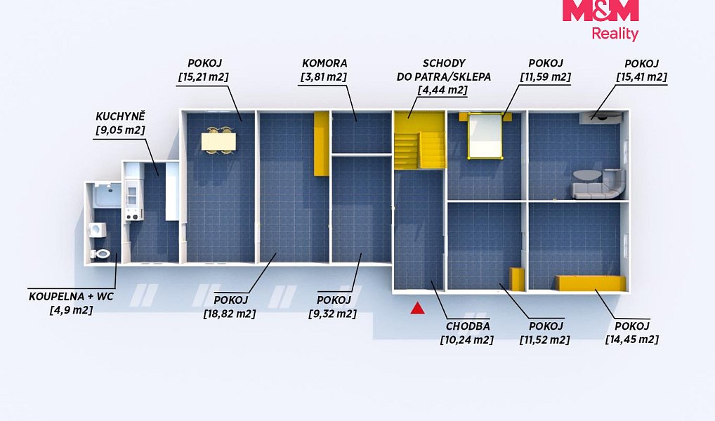 Prodej domu 124 m² s pozemkem 588 m², Úherce – náhled fotky 18