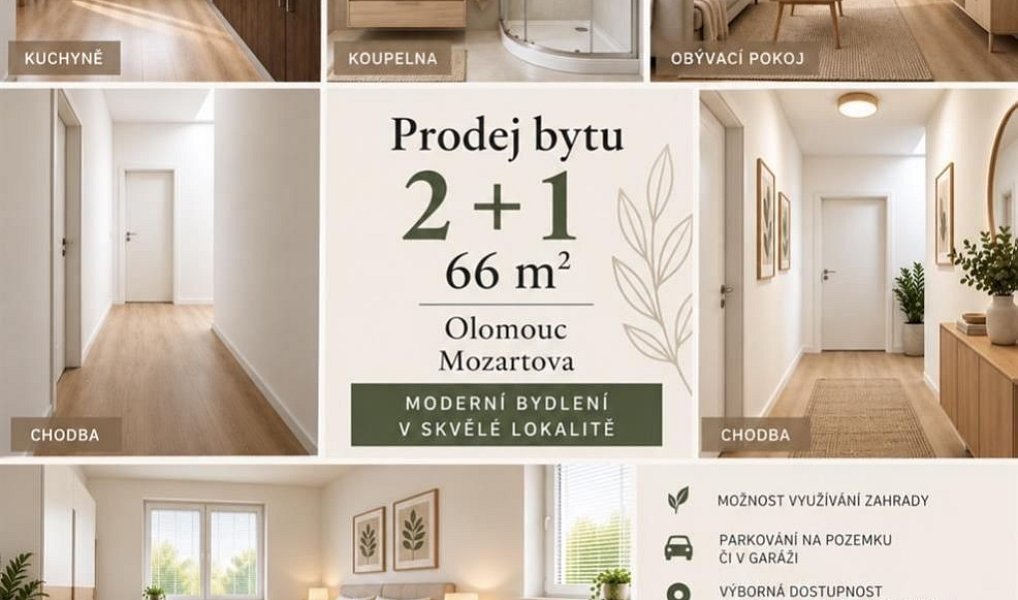 Prodej bytu 2+1 66 m², Olomouc – náhled fotky 3