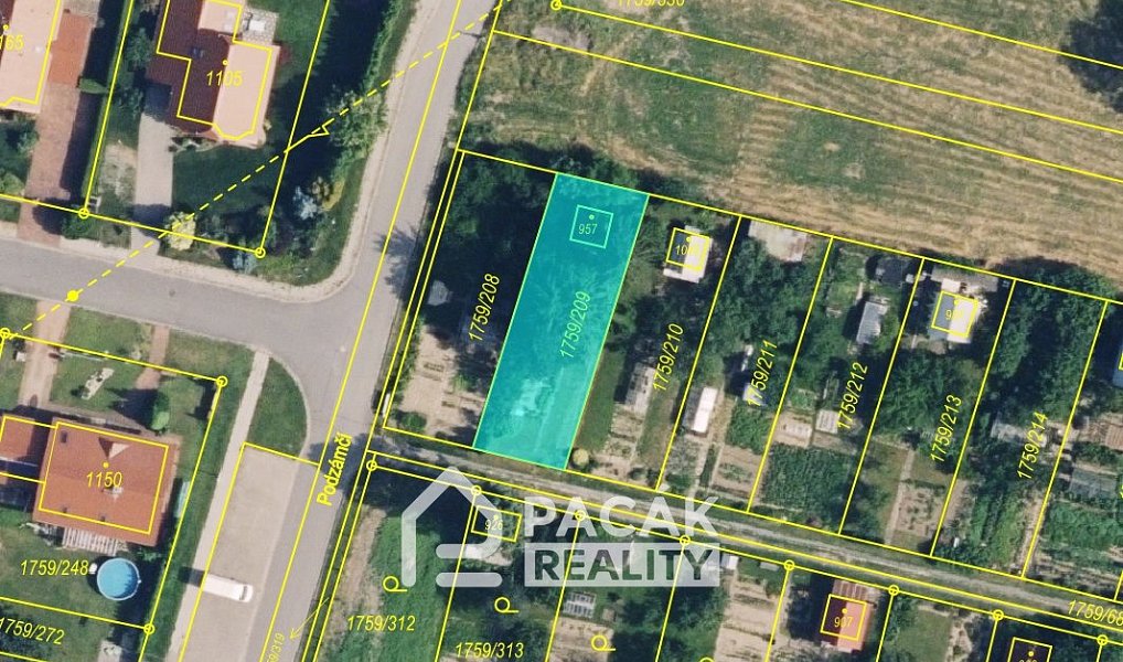 Prodej stavebního pozemku 337 m², Tovačov – náhled fotky 13