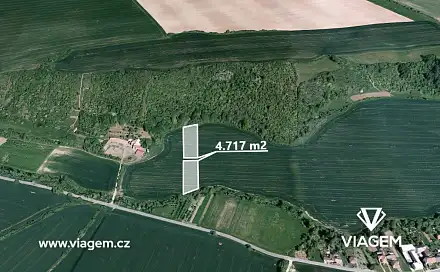 Prodej pole 4 717 m², Nedachlebice, okres Uherské Hradiště