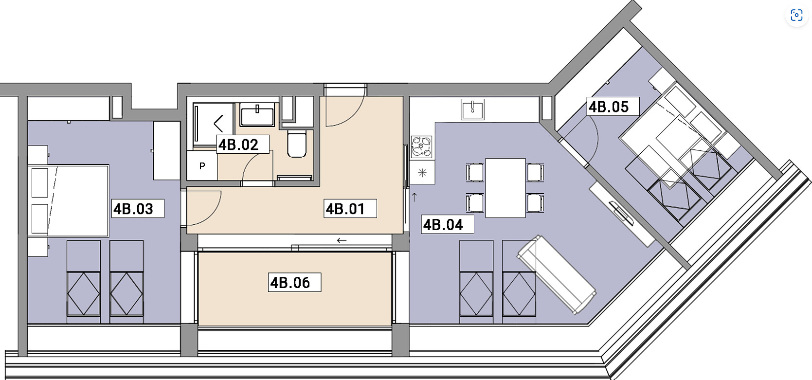 Prodej bytu 3+kk 61 m² – fotografie 2