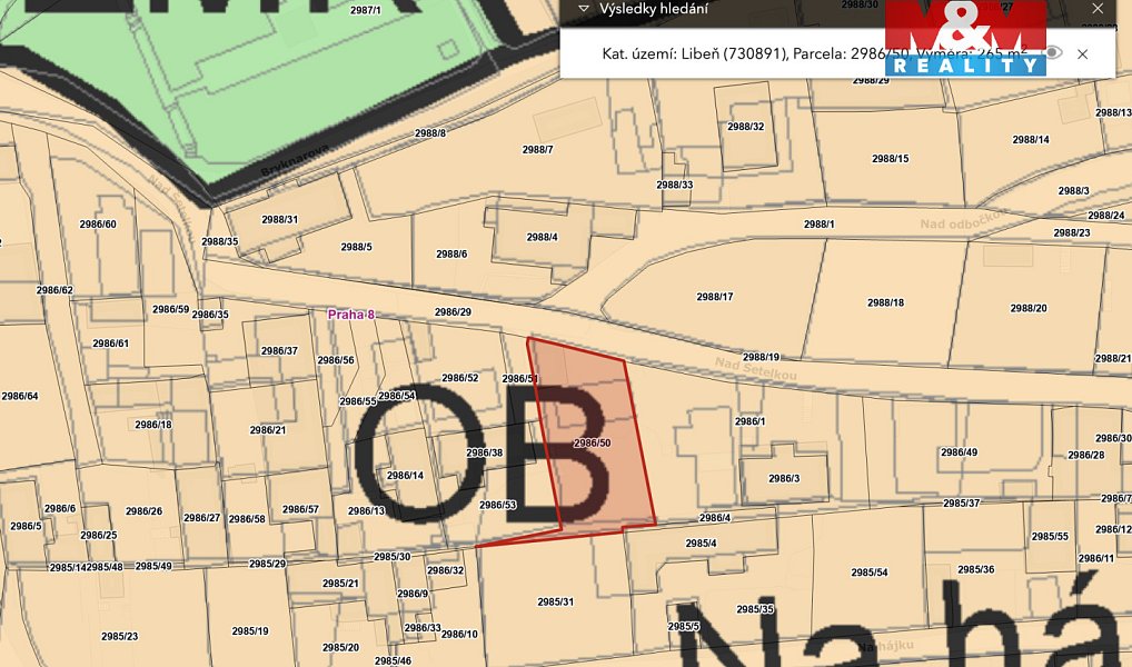 Prodej stavebního pozemku 265 m², Praha – náhled fotky 11