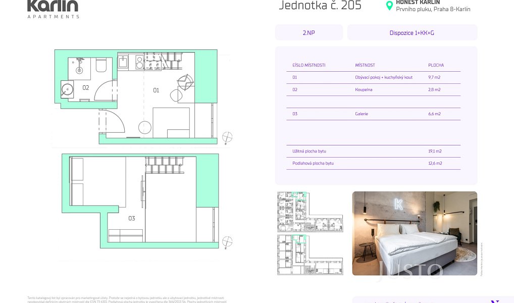 Prodej bytu 1+kk 19 m², Praha – náhled fotky 20