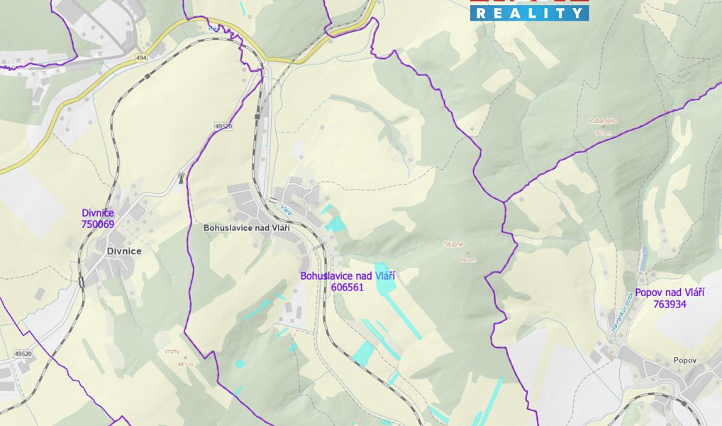 Prodej louky 127 756 m², Bohuslavice nad Vláří – fotka 1 z 5