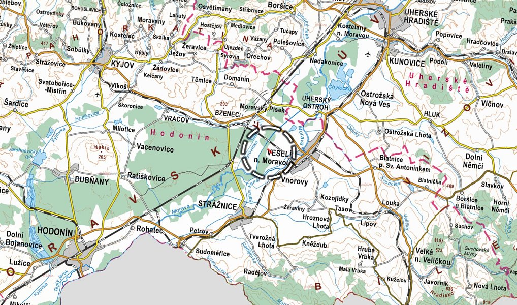 Prodej pole 5 741 m², Veselí nad Moravou – náhled fotky 3