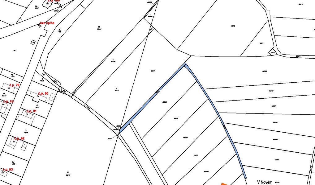 Prodej pole 432 m², Dětenice – náhled fotky 4