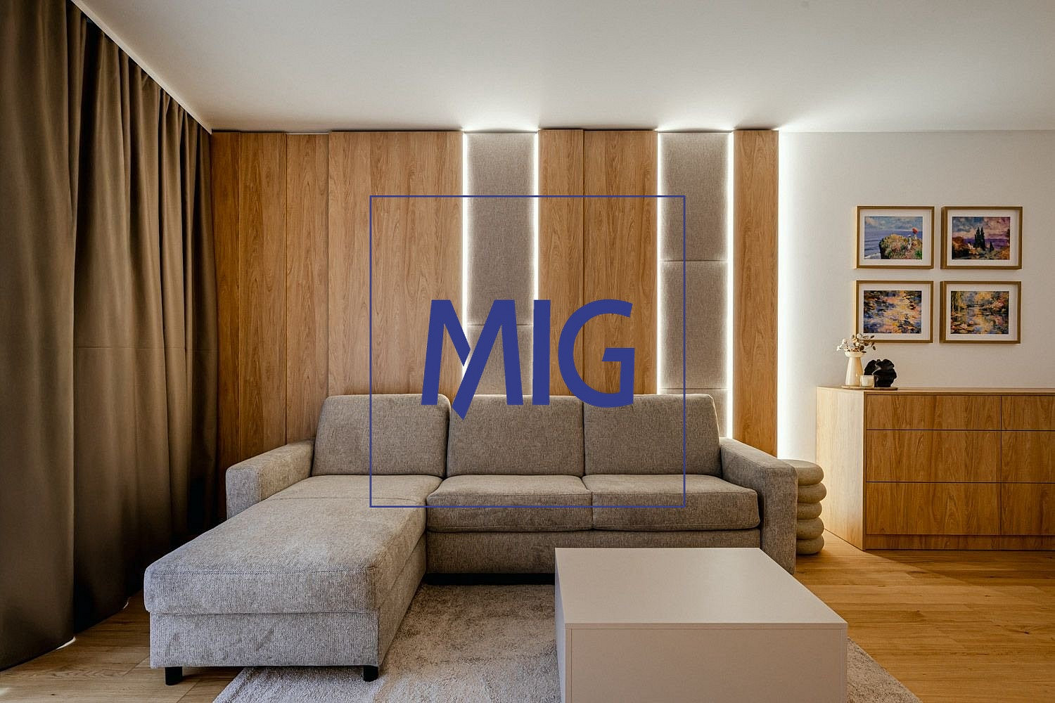 Pronájem bytu 1+kk 45 m² – pohled 2