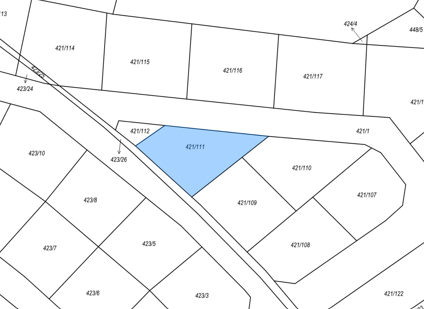 Prodej stavebního pozemku 601 m² – fotografie 3