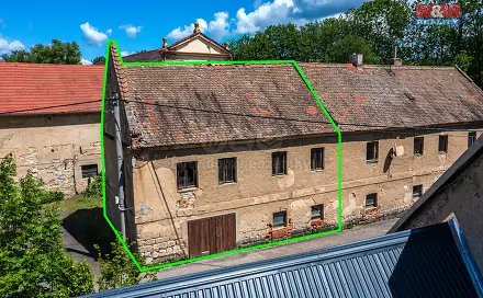 Prodej domu 53 m² s pozemkem 181 m², Býčkovice - Velký Újezd, okres Litoměřice