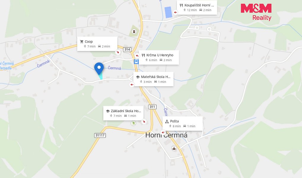 Prodej stavebního pozemku 932 m², Horní Čermná – náhled fotky 5