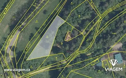 Prodej lesa 1 569 m², Kněžmost, okres Mladá Boleslav